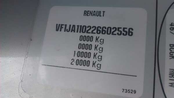 HOMOCINéTICA Renault SCENIC 2002  USADA  EN DESARME