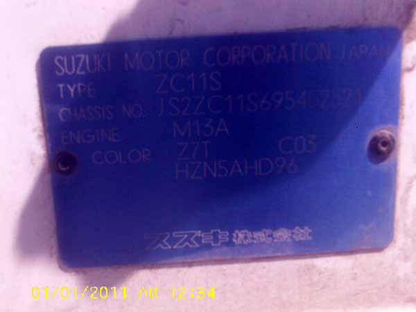 MOTOR DE PARTIDA Suzuki SWIFT 2009  USADO  EN DESARME