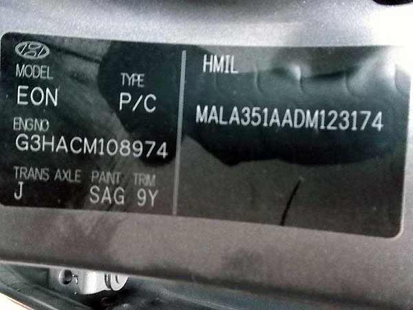  Hyundai EON 2013    EN DESARME