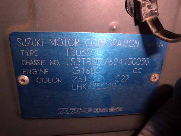  Suzuki Gran 2001    EN DESARME