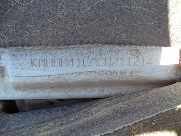  Hyundai ELANTRA 2012    EN DESARME