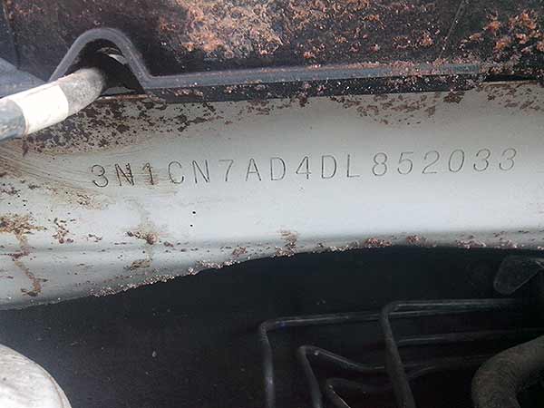  Nissan VERSA 2013    EN DESARME